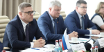 В Гомеле состоялась встреча губернатора Алексея Текслера с председателем Гомельского исполнительного комитета Иваном Крупко
