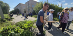 На территории кыштымской городской больницы прошёл масштабный субботник